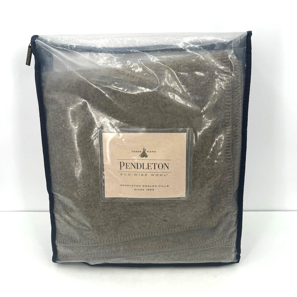 Pendleton Trade Mark Eco-Wise Wool brown Queen blanket